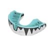 Opro Platinum Fangz Mouthguard – White/Black/Mint 1 Opro Platinum Fangz Mouthguard – White/Black/Mint -Knockout Deals on Boxing Gear fangs white