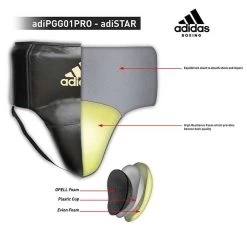 Adidas AdiStar Pro Groin Guard – Red/White -Knockout Deals on Boxing Gear groin guard specs 1 3 copy
