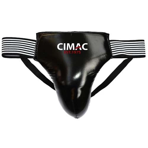 Cimac PU Groin Guard – Black/White 3 Cimac PU Groin Guard – Black/White