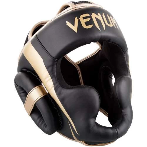 Venum Elite Cheek Headguard – Black/Gold 3 Venum Elite Cheek Headguard – Black/Gold