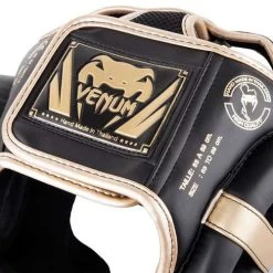 Venum Elite Cheek Headguard – Black/Gold 18 Venum Elite Cheek Headguard – Black/Gold -Knockout Deals on Boxing Gear headgear elite black white 1500 07