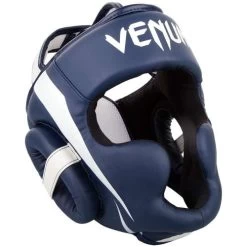 Venum Elite Cheek Headguard – Khaki/Black -Knockout Deals on Boxing Gear headgear elite navyblue white 1500 02