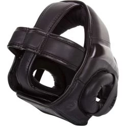 Venum Elite Cheek Headguard – Black/Black -Knockout Deals on Boxing Gear headgear standup elite neo matte black hd 03
