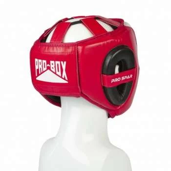 Pro-Box Pro-Spar Cheek Headguard – Red/White 4 Pro-Box Pro-Spar Cheek Headguard – Red/White - Image 2