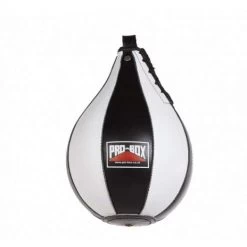 Pro-Box Leather Speedball – Black/White