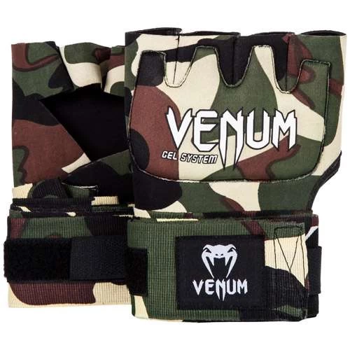 Venum Kontact Gel Wrap Gloves – Black/White 4 Venum Kontact Gel Wrap Gloves – Black/White - Image 2
