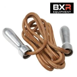 BXR Aluminium Handle Leather Speed Rope 8ft-10ft