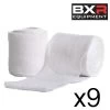 BXR Boxing Gauze Hand Wrap Bandage 5cm X 5m [Pack Of 9] -Knockout Deals on Boxing Gear packof9bxr