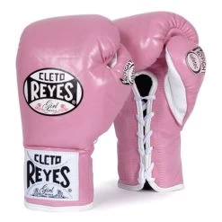 Cleto Reyes Safetec Profight Boxing Glove – White -Knockout Deals on Boxing Gear pinkcontestcleto