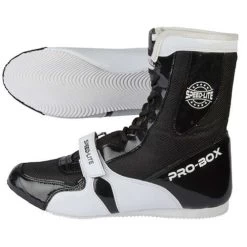 Pro-Box Speed-Lite Junior/Kids Boxing Boots – Black/White