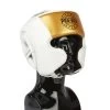 Pro-Box Champ Spar Headguard – White/Gold -Knockout Deals on Boxing Gear probox head white