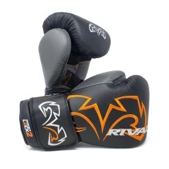 Rival RB11 Evolution Sparring Double Strap Bag Glove – Navy -Knockout Deals on Boxing Gear rb11 black 1800x1800 4
