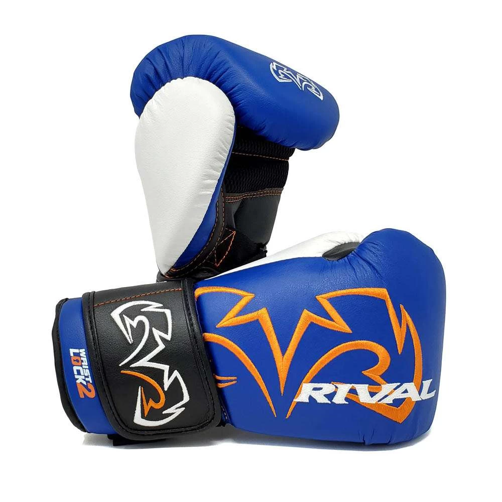 Rival RB11 Evolution Sparring Double Strap Bag Glove – Blue 3 Rival RB11 Evolution Sparring Double Strap Bag Glove – Blue