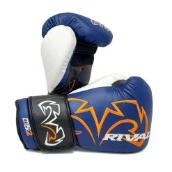Rival RB11 Evolution Sparring Double Strap Bag Glove – Black -Knockout Deals on Boxing Gear rb11 navy 1800x1800 1