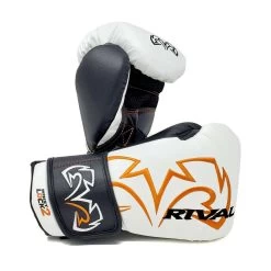 Rival RB11 Evolution Sparring Double Strap Bag Glove – White