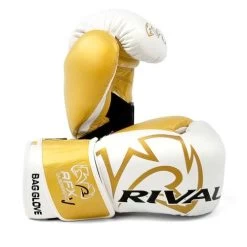 Rival RFX Guerrero Pro Fight Glove With Strap – White/Gold