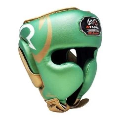 Rival RHG100 Professional Cheek Headgear – Red/Silver -Knockout Deals on Boxing Gear rhg100 green 01 1
