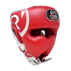 Rival RHG100 Professional Cheek Headgear – White/Gold -Knockout Deals on Boxing Gear rhg100 red 01 3