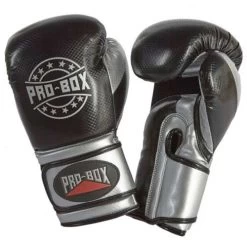 Pro-Box Champ Spar Gloves – Black/Silver