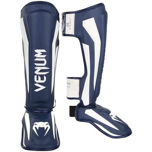 Venum Elite Standup Shinguards – Navy/White 3 Venum Elite Standup Shinguards – Navy/White