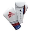 Adidas AdiSpeed Lace Up Boxing Gloves – White/Red/Blue 2 Adidas AdiSpeed Lace Up Boxing Gloves – White/Red/Blue -Knockout Deals on Boxing Gear speed lace white red