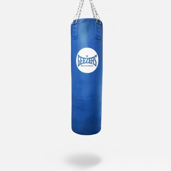 Geezers Elite Pro Traditional Impact Leather Punch Bag - 4ft 3 Geezers Elite Pro Traditional Impact Leather Punch Bag - 4ft