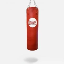 Geezers Elite Pro Traditional Impact Leather Punch Bag - 4ft 7 Geezers Elite Pro Traditional Impact Leather Punch Bag - 4ft -Knockout Deals on Boxing Gear traditional 4ft red