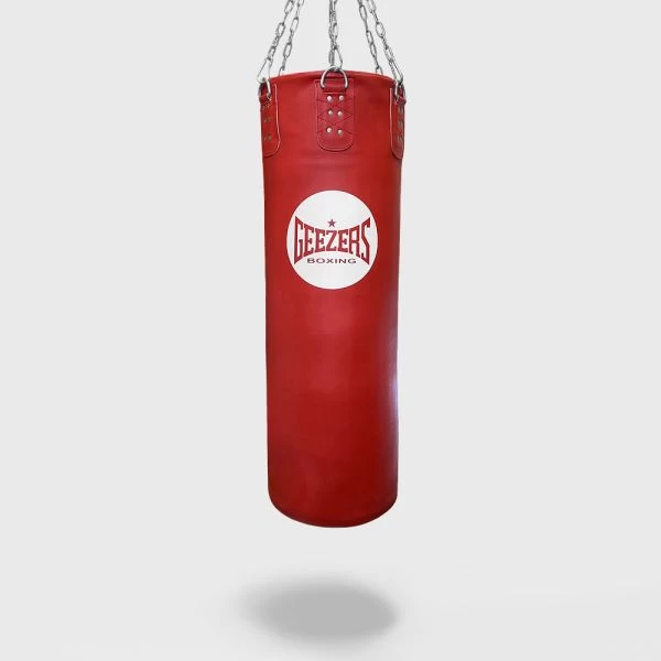 Geezers Elite Pro Impact Leather Heavy Punch Bag - 4ft 4 Geezers Elite Pro Impact Leather Heavy Punch Bag - 4ft - Image 2