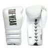 Tuf Wear Infinity Leather Lace-Up Gloves – Silver -Knockout Deals on Boxing Gear tufsilver