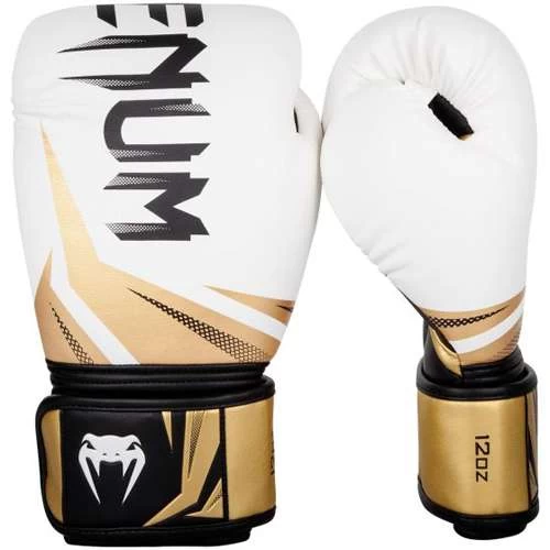 Venum Challenger 3.0 Boxing Glove – White/Black/Gold 3 Venum Challenger 3.0 Boxing Glove – White/Black/Gold