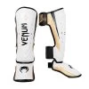Venum Elite Evo Shinguards – White/Gold 1 Venum Elite Evo Shinguards – White/Gold -Knockout Deals on Boxing Gear whitegold venum