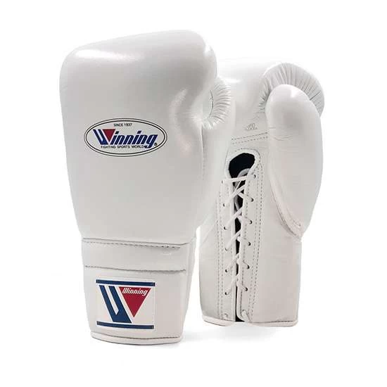 Winning MS Training Gloves Lace Up – White 3 Winning MS Training Gloves Lace Up – White