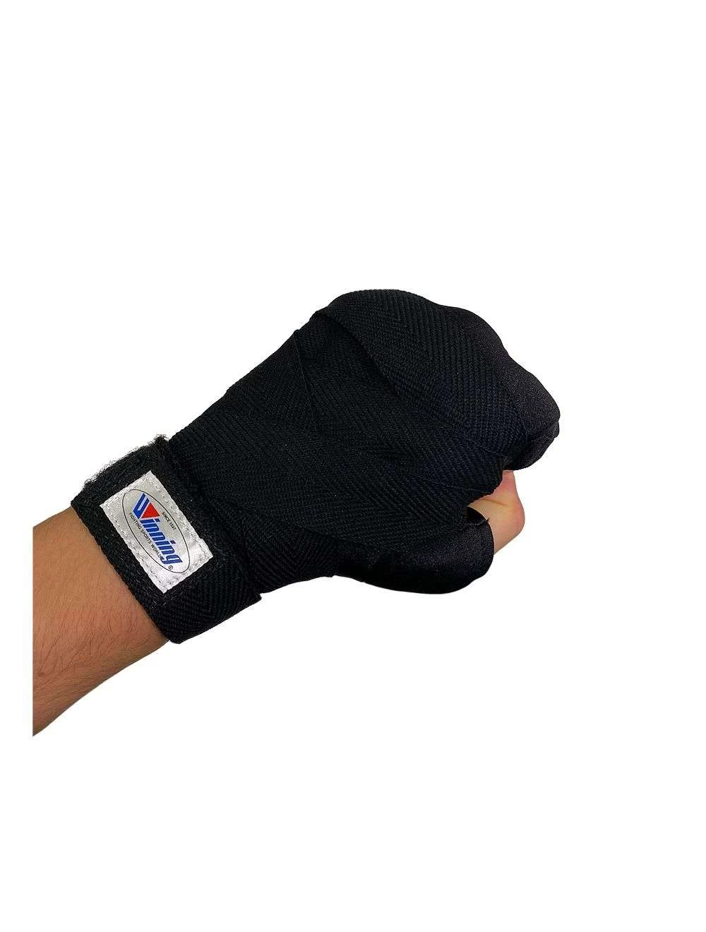 Winning N KVL-R Easy Handwraps – Black 4 Winning N KVL-R Easy Handwraps – Black - Image 2